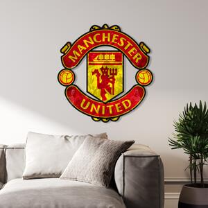 Farebný HDF obraz logo Manchester United (HDR)