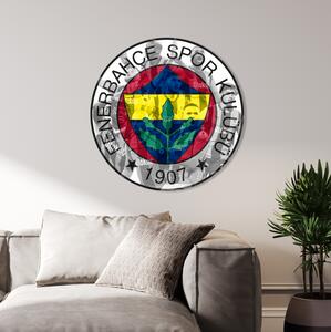 Farebný HDF obraz logo Fenerbahçe SK