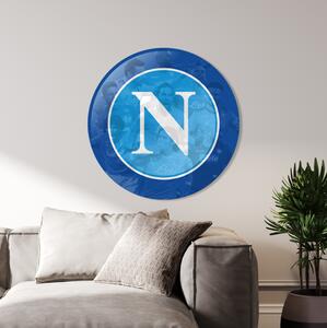 Farebný HDF obraz logo Napoli Old