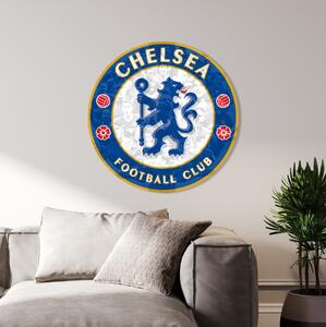Farebný HDF obraz logo Chelsea