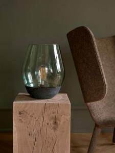 New Works Stolná lampa Bowl Table Lamp, raw copper / light smoked glass 20510