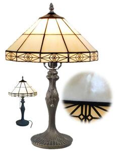 Lampa na čítanie Tiffany s retiazkou Metal Ø32 kolekcia CREAM