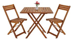 Casaria Balkónový set z akáciového dreva