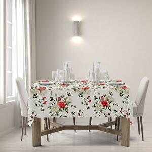 Obrus viacfarebný MIGD294 ruže na bielom Farba Viacfarebná Rozmery 90x90 cm