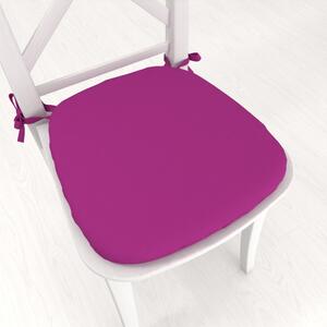 Biante Oblý podsedák Rongo RG-092 Purpurový - 39x37x3 cm