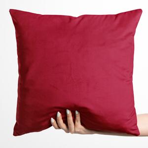 Biante Zamatová obliečka na vankúš Velvet Prémium SVP-049 Jahodovo červená 30 x 50 cm