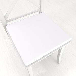 Biante Štvorcový podsedák Rongo RG-031 Studený biely - 38x38x3 cm