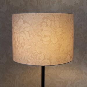 Stojacia lampa Amy, béžová/čierna, výška 150 cm, textil, E27, Krémová / jantárovo žltá, Obývacia izba / jedáleň, Textil / látka / hodváb, Stojaca lampa