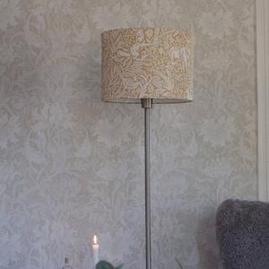 Stojacia lampa Amy, žltá/sivá, výška 150 cm, textil, E27, Žltá / oranžová, Obývacia izba / jedáleň, Textil / látka / hodváb, Stojaca lampa