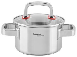 HRNIEC, ušľachtilá oceľ, 16/9,5 cm Homeware Profession. - Hrnce na varenie