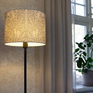 Stojacia lampa Amy, Eldertree zelená/čierna, výška 150 cm, E27, Zelená, Obývacia izba / jedáleň, Textil / látka / hodváb, Stojaca lampa