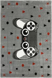 Koberec Lima G928C Gamepad svetlosivý / tmavosivý