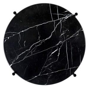 Gubi Stolík TS Ø 40, black marquina marble