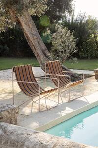 Ferm Living Kreslo Desert Lounge Chair, black/soil