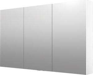 Zrkadlová skrinka Naturel 120x72 cm lamino biela lesklá GALCA1120BL