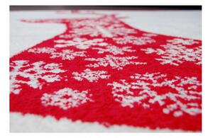 Kusový koberec Vianočný sobík krémový 80x150cm