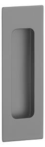 Mušle na posuvné dvere MP SH - 1716 - bez otvoru (BS - Čierna matná), Bez otvoru, MP BS (čierna mat)