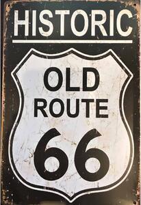 Retro Cedule Ceduľa Historic Old Route 66