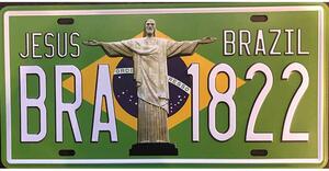 Retro Cedule Ceduľa značka Brazil - Brazilia