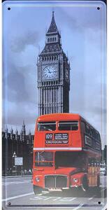 Retro Cedule Ceduľa London Big Ben