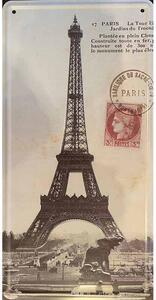 Retro Cedule Ceduľa Paríž Eiffelova veža