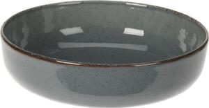 EH Porcelánový hlboký tanier Dark Grey, 15 cm