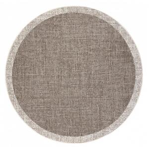 Kusový koberec Sindy béžový kruh 160cm