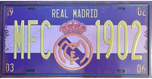 Retro Cedule Ceduľa Real Madrid
