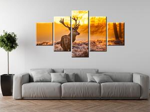 Gario Obraz na plátne Silný jeleň Veľkosť: 150 x 70 cm