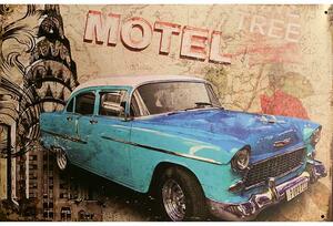 Retro Cedule Ceduľa Motel Car