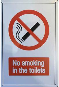 Retro Cedule Ceduľa No smoking in the toilets