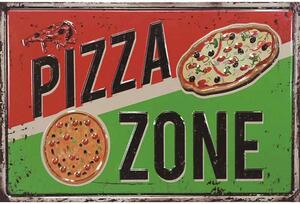Retro Cedule Ceduľa Pizza Zone