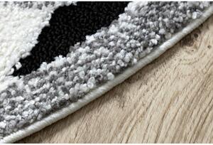 Kusový koberec Mrož šedý kruh 160cm