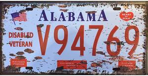 Retro Cedule Ceduľa značka Alabama