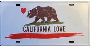 Retro Cedule Ceduľa značka California Love