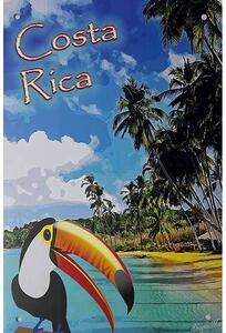 Ceduľa Costa Rica 30cm x 20cm Plechová tabuľa