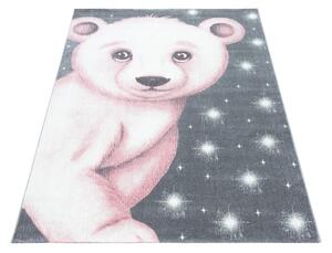 Ayyildiz Dětský kusový koberec BAMBI 0810, Růžová Rozmer koberca: 80 x 150 cm