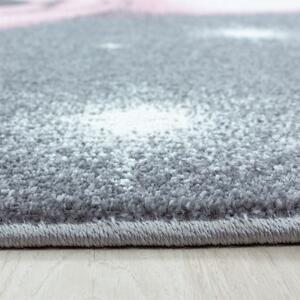 Ayyildiz Detský kusový koberec BAMBI 0810, Ružová Rozmer koberca: 80 x 150 cm