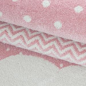 Ayyildiz Detský kusový koberec BAMBI 0820, Ružová Rozmer koberca: 160 x 230 cm
