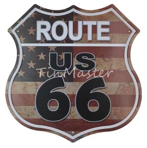 Retro Cedule Ceduľa Route US 66 štít