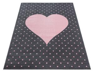 Ayyildiz Dětský kusový koberec BAMBI 0830, Růžová Rozmer koberca: 160 x 230 cm