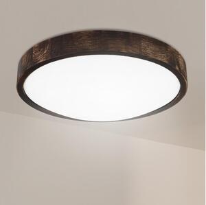 Brilagi - LED stropné svietidlo CARVALHO SLIM SMOKEY LED/36W/230V dub, priemer 37,5 cm