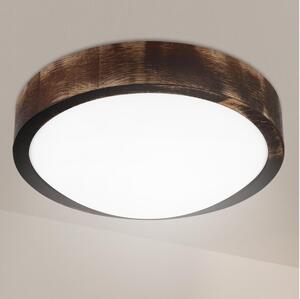 Brilagi - LED stropné svietidlo CARVALHO SLIM SMOKEY LED/20W/230V dub pr. 27,5 cm