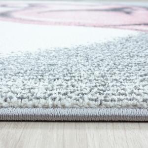 Ayyildiz Detský kusový koberec BAMBI 0850, Ružová Rozmer koberca: 140 x 200 cm