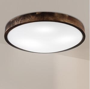 Brilagi - Stropné svietidlo CARVALHO SLIM SMOKEY 3xE27/60W/230V, dub, priemer 47,5 cm