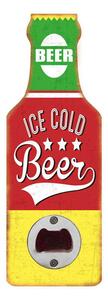 Retro Cedule Otvárač na fľaše Ice Cold Beer
