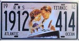 Retro Cedule Ceduľa značka Titanic