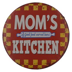 Ceduľa Moms Kitchen 30x30 cm Plechová tabuľa