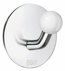 SO - BB - BK1085 - Samolepiaci vešiak na uterák biely