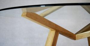 ArtOr Konferenčný stolík FORTEL | sklenený okrúhly Priemer: 60 cm